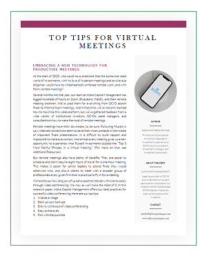 Top Tips for Virtual Meetings report cover