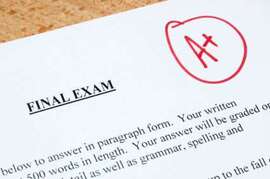 Picture of Final Exam with A+ Grade